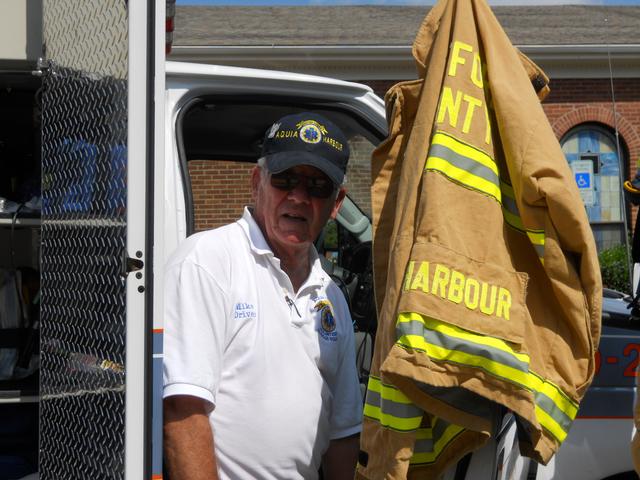 Mike Schaefer setting up the unit for show
9/11/11